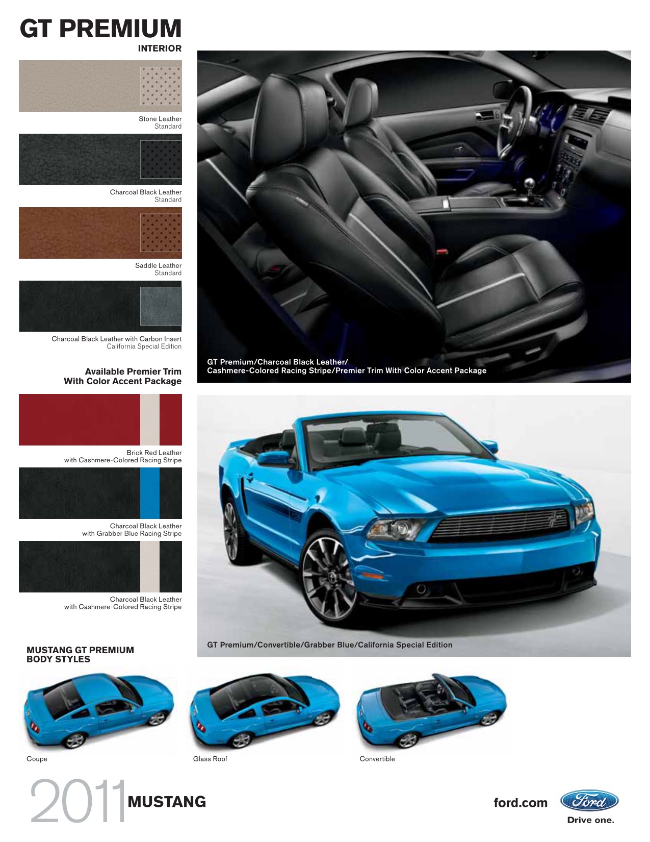 2011 Ford Mustang Brochure Page 8